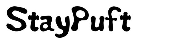 StayPuft font, free StayPuft font, preview StayPuft font