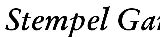 Stempel Garamond Bold Italic Oldstyle Figures Font