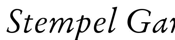 Stempel Garamond Italic Oldstyle Figures Font