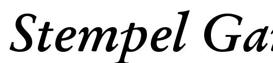 Stempel Garamond LT Bold Italic Font
