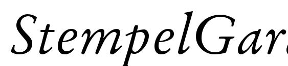 StempelGaramondLTStd Italic Font