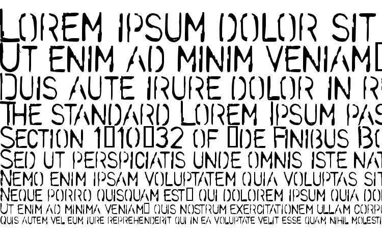 specimens Stencilcase Bold font, sample Stencilcase Bold font, an example of writing Stencilcase Bold font, review Stencilcase Bold font, preview Stencilcase Bold font, Stencilcase Bold font