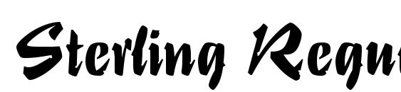 Sterling Regular font, free Sterling Regular font, preview Sterling Regular font
