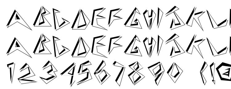 glyphs StingerShadow font, сharacters StingerShadow font, symbols StingerShadow font, character map StingerShadow font, preview StingerShadow font, abc StingerShadow font, StingerShadow font