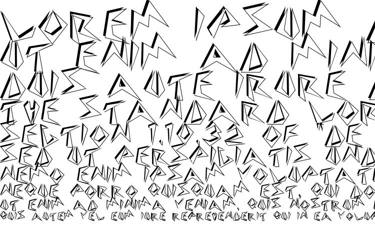 specimens StingerShadow font, sample StingerShadow font, an example of writing StingerShadow font, review StingerShadow font, preview StingerShadow font, StingerShadow font