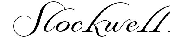 Stockwell Regular DB font, free Stockwell Regular DB font, preview Stockwell Regular DB font