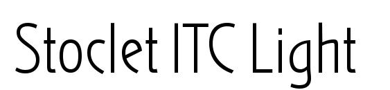 Stoclet ITC Light Font
