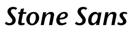 Stone Sans ITC Semi Italic font, free Stone Sans ITC Semi Italic font, preview Stone Sans ITC Semi Italic font