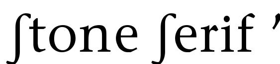 Stone Serif Phonetic IPA Font
