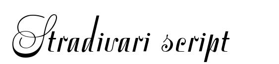Stradivari script Font