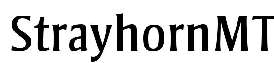 StrayhornMTStd Regular Font