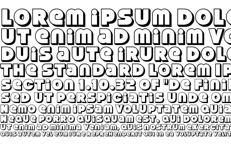 specimens Strenuous 3D font, sample Strenuous 3D font, an example of writing Strenuous 3D font, review Strenuous 3D font, preview Strenuous 3D font, Strenuous 3D font