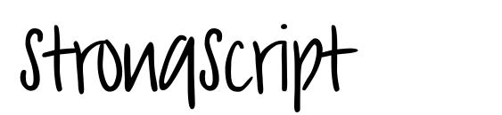 StrongScript Font