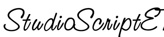 StudioScriptETT Font