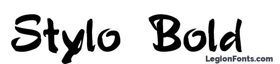 Stylo Bold font, free Stylo Bold font, preview Stylo Bold font
