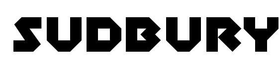 Sudbury Basin Font