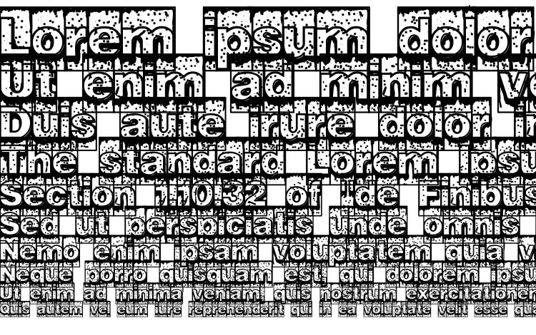 specimens Swamp Type font, sample Swamp Type font, an example of writing Swamp Type font, review Swamp Type font, preview Swamp Type font, Swamp Type font