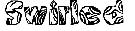 Swirled BRK font, free Swirled BRK font, preview Swirled BRK font