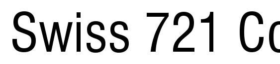 Swiss 721 Condensed BT Font