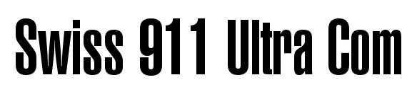 Swiss 911 Ultra Compressed BT font, free Swiss 911 Ultra Compressed BT font, preview Swiss 911 Ultra Compressed BT font