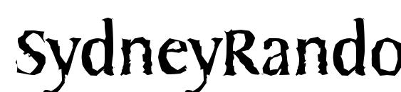 SydneyRandom Regular font, free SydneyRandom Regular font, preview SydneyRandom Regular font
