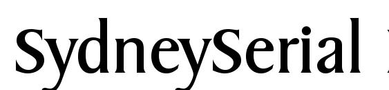 SydneySerial Regular font, free SydneySerial Regular font, preview SydneySerial Regular font