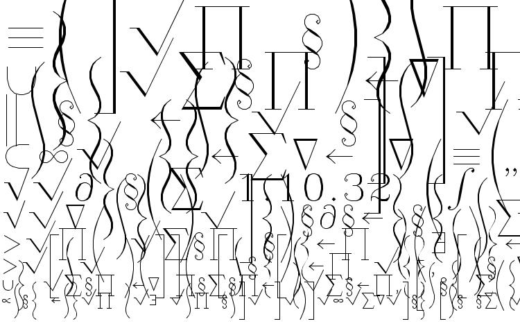 specimens Symath font, sample Symath font, an example of writing Symath font, review Symath font, preview Symath font, Symath font