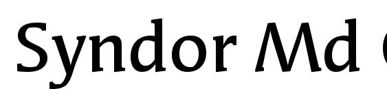 Syndor Md OS ITC TT Medium Font