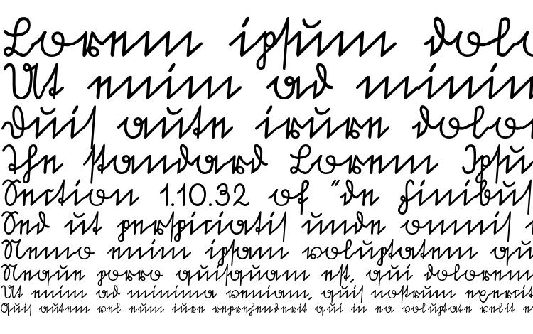 specimens Sütterlin font, sample Sütterlin font, an example of writing Sütterlin font, review Sütterlin font, preview Sütterlin font, Sütterlin font