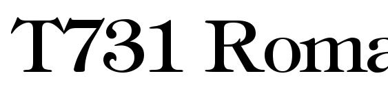 T731 Roman Regular Font