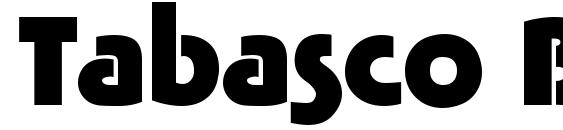 Tabasco Bold Font