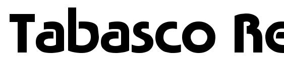 Tabasco Regular Font