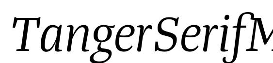 TangerSerifMedium Book Font