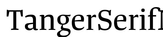 Шрифт TangerSerifMedium Regular