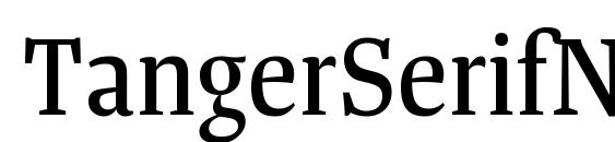 TangerSerifNarrow Regular Font