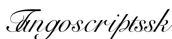 Tangoscriptssk font, free Tangoscriptssk font, preview Tangoscriptssk font
