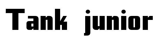 Tank junior font, free Tank junior font, preview Tank junior font