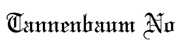 Tannenbaum Normal font, free Tannenbaum Normal font, preview Tannenbaum Normal font