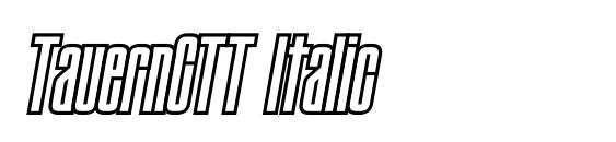 TauernCTT Italic font, free TauernCTT Italic font, preview TauernCTT Italic font