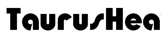 TaurusHeavy Normal Font