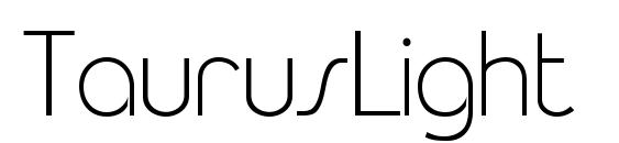 TaurusLight Normal font, free TaurusLight Normal font, preview TaurusLight Normal font