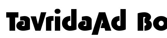 TavridaAd Bold font, free TavridaAd Bold font, preview TavridaAd Bold font