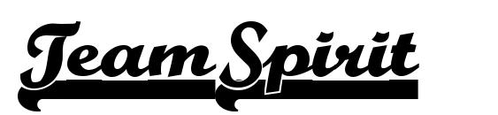 TeamSpirit font, free TeamSpirit font, preview TeamSpirit font