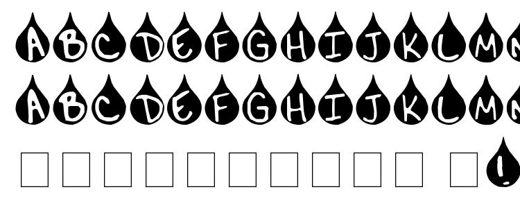 glyphs Teardrop font, сharacters Teardrop font, symbols Teardrop font, character map Teardrop font, preview Teardrop font, abc Teardrop font, Teardrop font
