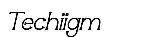 Techiigm font, free Techiigm font, preview Techiigm font