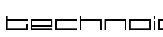 technoid one Font