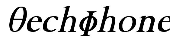 TechPhonetic Bold Italic Font