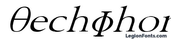 TechPhonetic Wd Italic Font