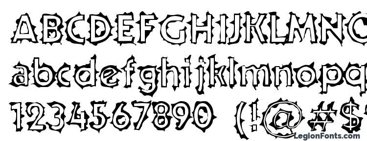 glyphs Teenick font, сharacters Teenick font, symbols Teenick font, character map Teenick font, preview Teenick font, abc Teenick font, Teenick font