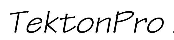 TektonPro ExtObl font, free TektonPro ExtObl font, preview TektonPro ExtObl font